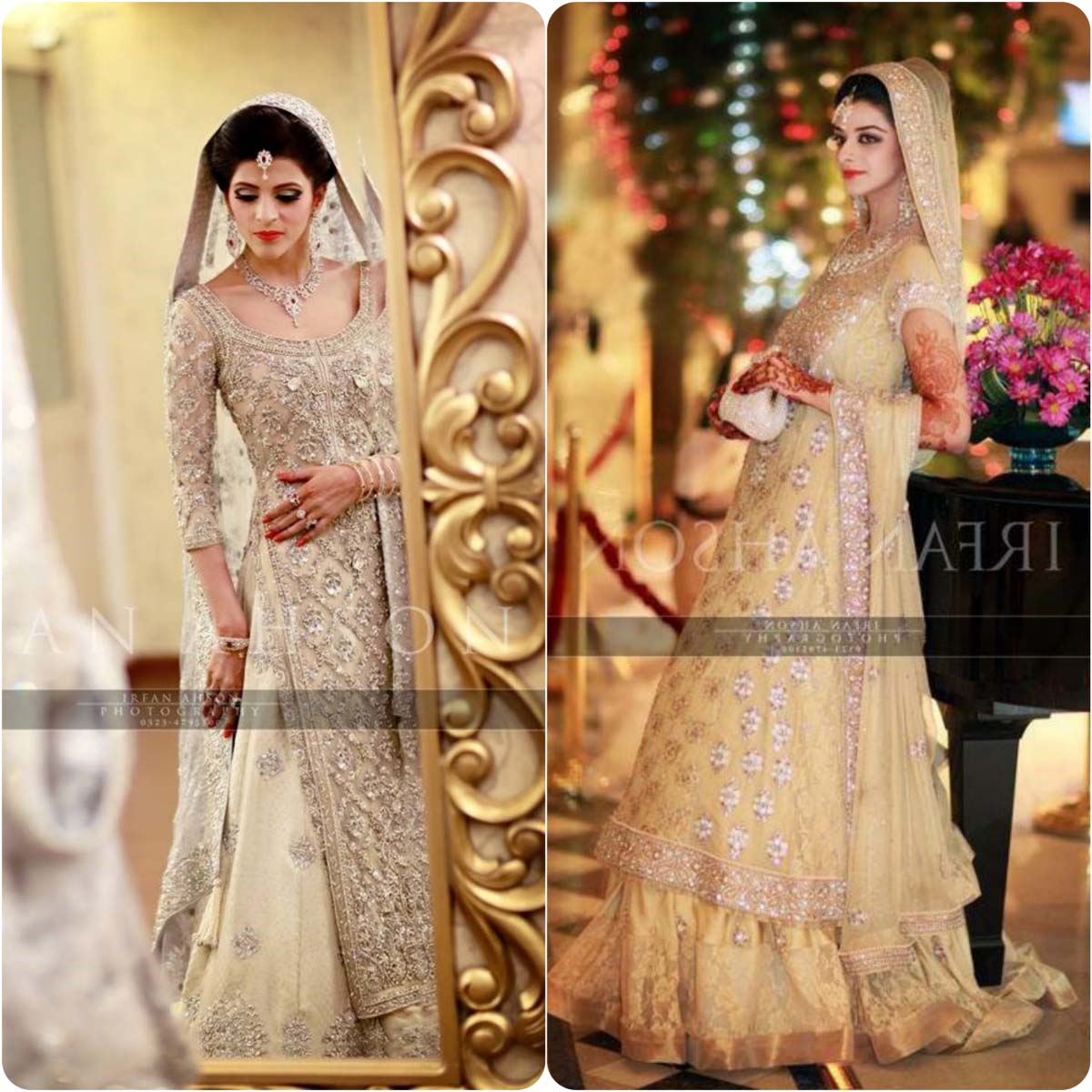 Walima Dresses in Silver Color