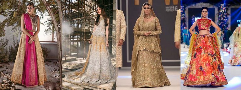 Top 10 Popular Pakistani Designers Bridal Dresses Collection 2017-2018