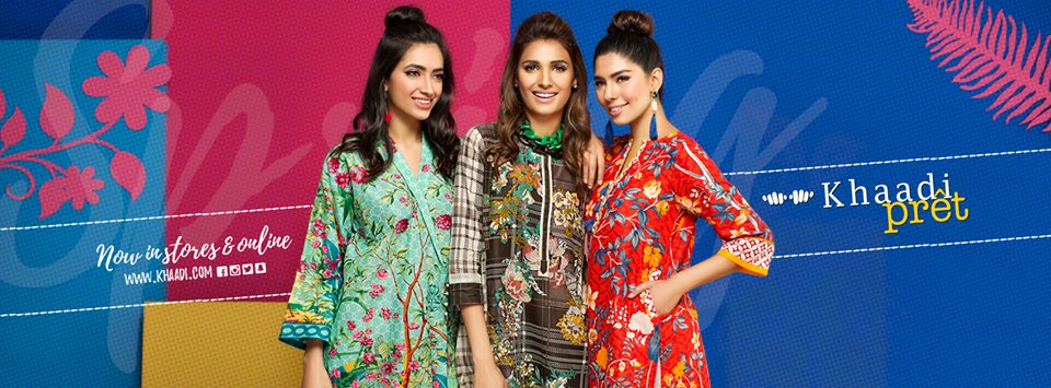 Khaadi Latest Spring Pret Dresses Collection for Women 2017-2018