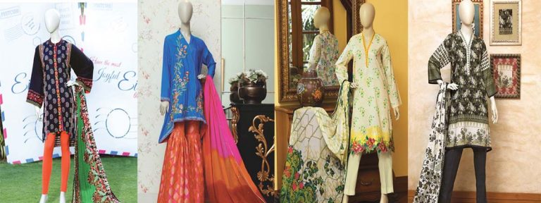 Junaid Jamshed Embroidered Eid Collection 2017-18 for Women