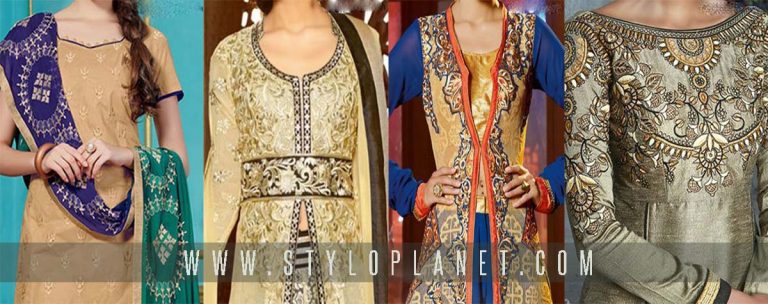 Women Neckline/Gala Designs of Casual and Formal Suits for Asian Women