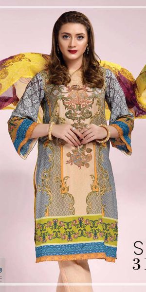 DLS Din LifeStyle Winter Cambric Kurtis Collection 2017-2018 (4)