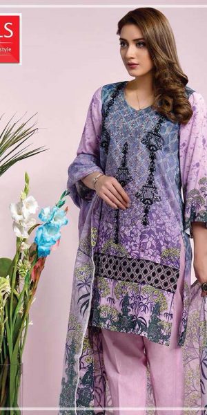 DLS Din LifeStyle Winter Cambric Kurtis Collection 2017-2018 (5)