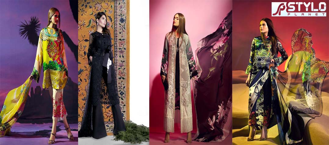 Sana Safinaz Latest Silk/Chiffon Collection for Winters 2017-2018 ...