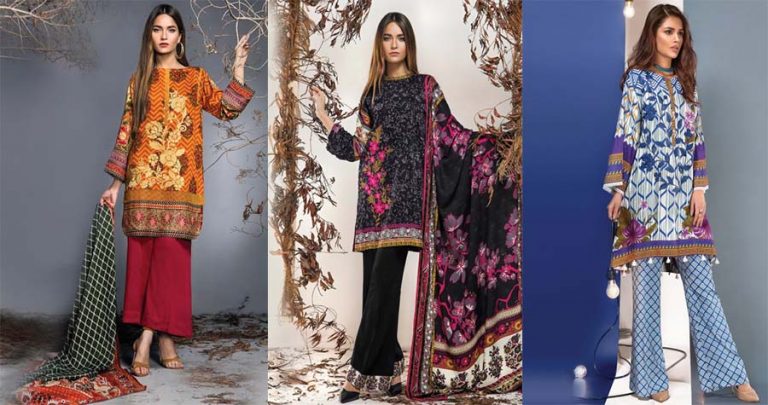 Alkaram Autumn Winter 2017-18 Embroidered Two Piece and Three Piece Collection