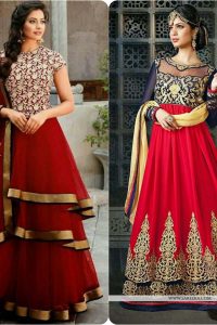 Latest Fashion of Pakistani and Indian Anarkali Frocks and Suits 2018-2019 (12)