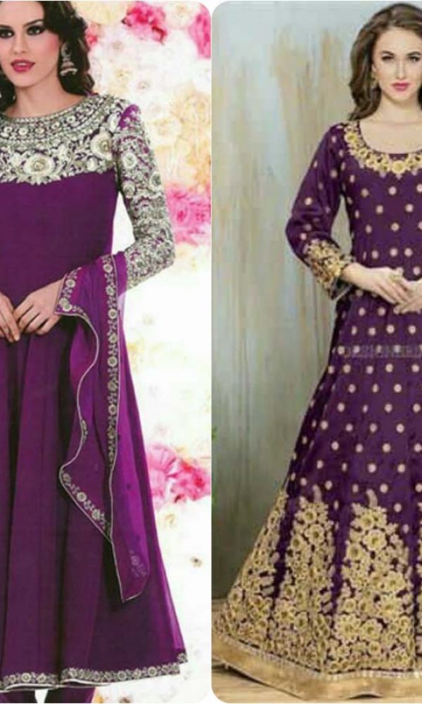 Latest Fashion of Pakistani and Indian Anarkali Frocks and Suits 2018-2019 (2)