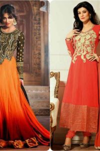Latest Fashion of Pakistani and Indian Anarkali Frocks and Suits 2018-2019 (20)