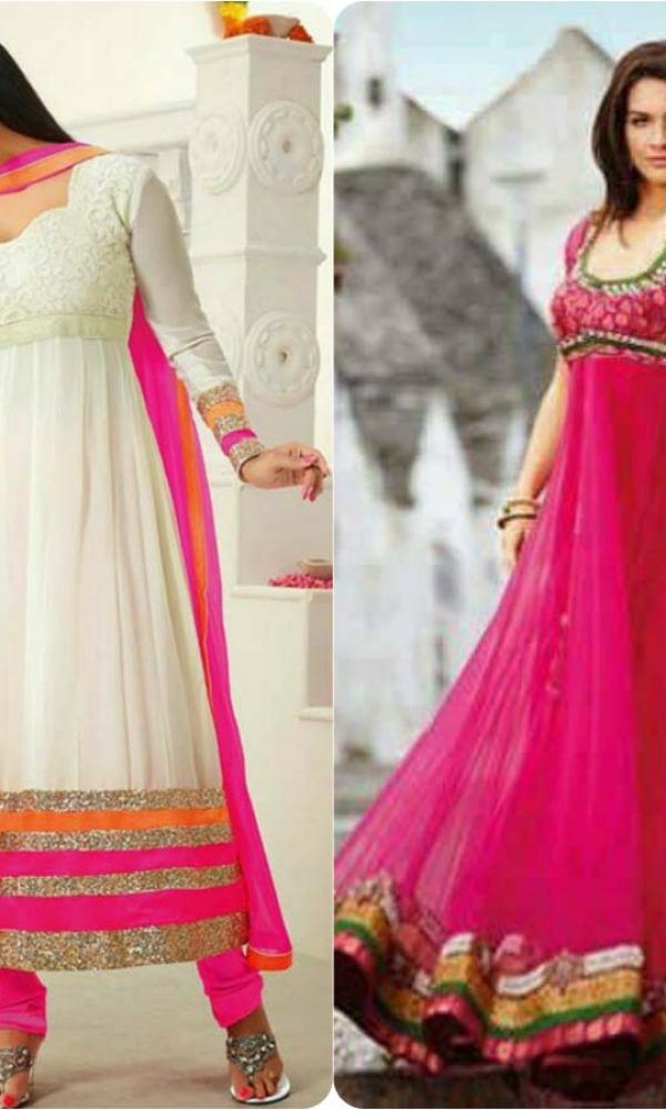 Latest Fashion of Pakistani and Indian Anarkali Frocks and Suits 2018-2019 (4)