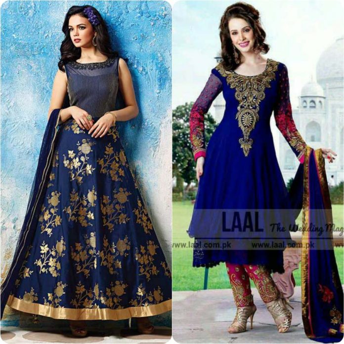 Latest Fashion of Pakistani and Indian Anarkali Frocks and Suits 2018 ...