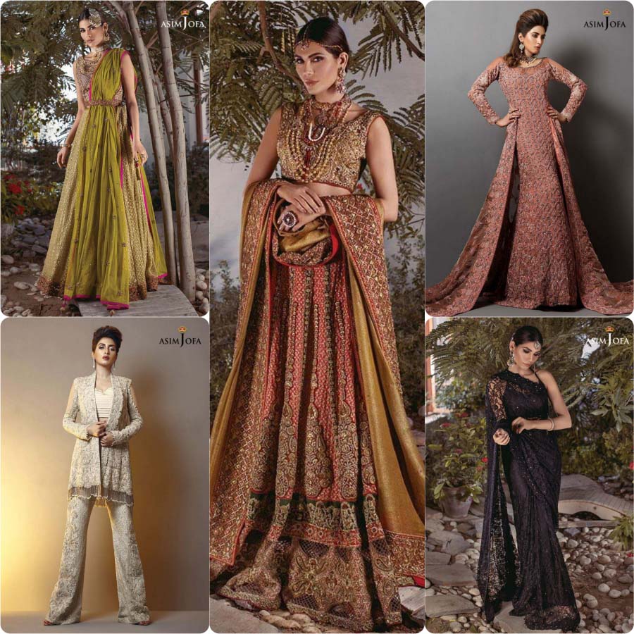  Asim  Jofa  Latest Bridal  Dresses  Collection Stylo Planet