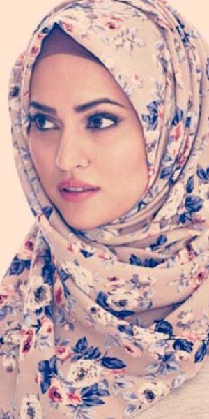 Floral Hijab Style (2)