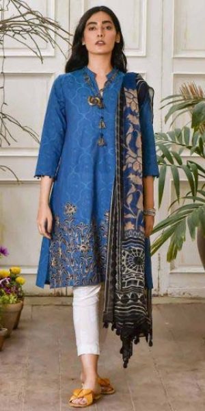 Khaadi Best designers Eid Lawn Dresses 2018 (1)