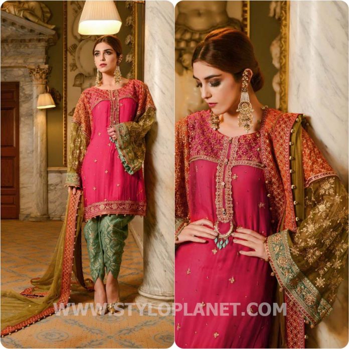Latest Pakistani Designers Dresses With Beautiful Bell Sleeves Designs ...