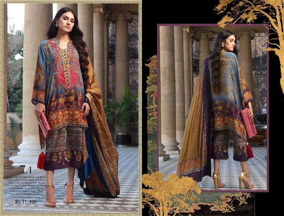Silk Chiffon Dresses by Sana Safinaz