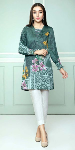CROSS STITCH WINTER COTTON SATIN EMBROIDERED COLLECTION 2018-2019 (13)