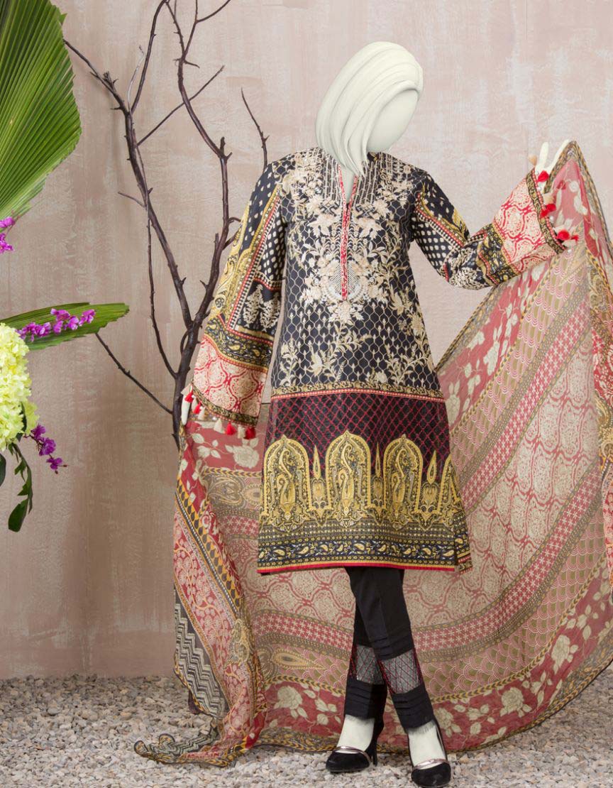 Juniad Jamshed Three piece Unstitched Collection