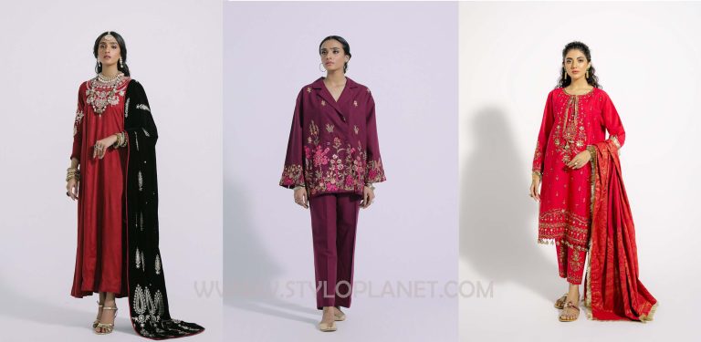 Ethnic By Outfitters Ladies Unstitched and Pret Wear Winter Collection 2021-2022
