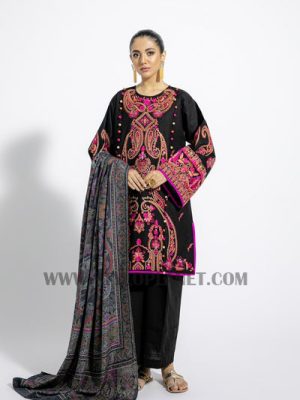 Ethnic By Outfitters Ladies Unstitched and Pret Wear Winter Collection 2021-22 (4)
