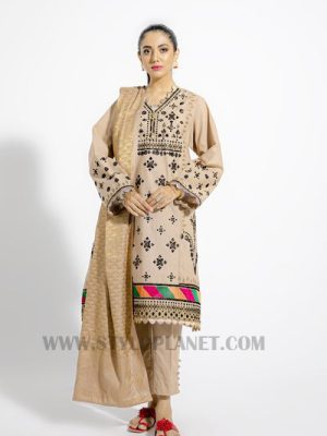 Ethnic By Outfitters Ladies Unstitched and Pret Wear Winter Collection 2021-22 (5)