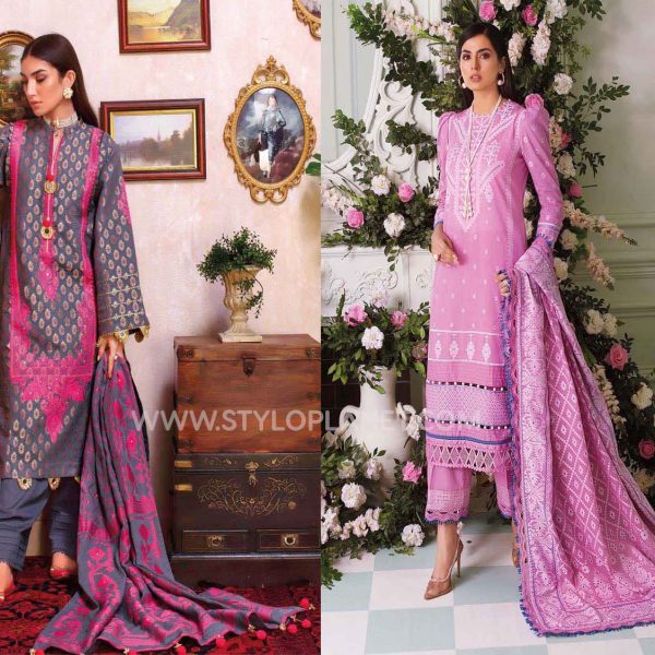 Gul Ahmed 3PC JacquardLawn Unstitched Suit 2022 Collection (6)