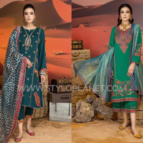 Charizma (Miraas) Unstitched Embroidered Khaddar Collection 2022-2023 (3)