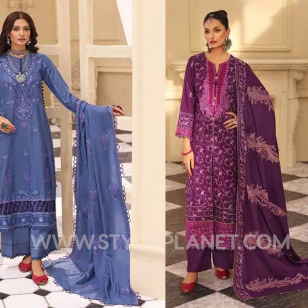 Gul Ahmed Winter Embroidered Dresses Collection 2022-2023 (2)