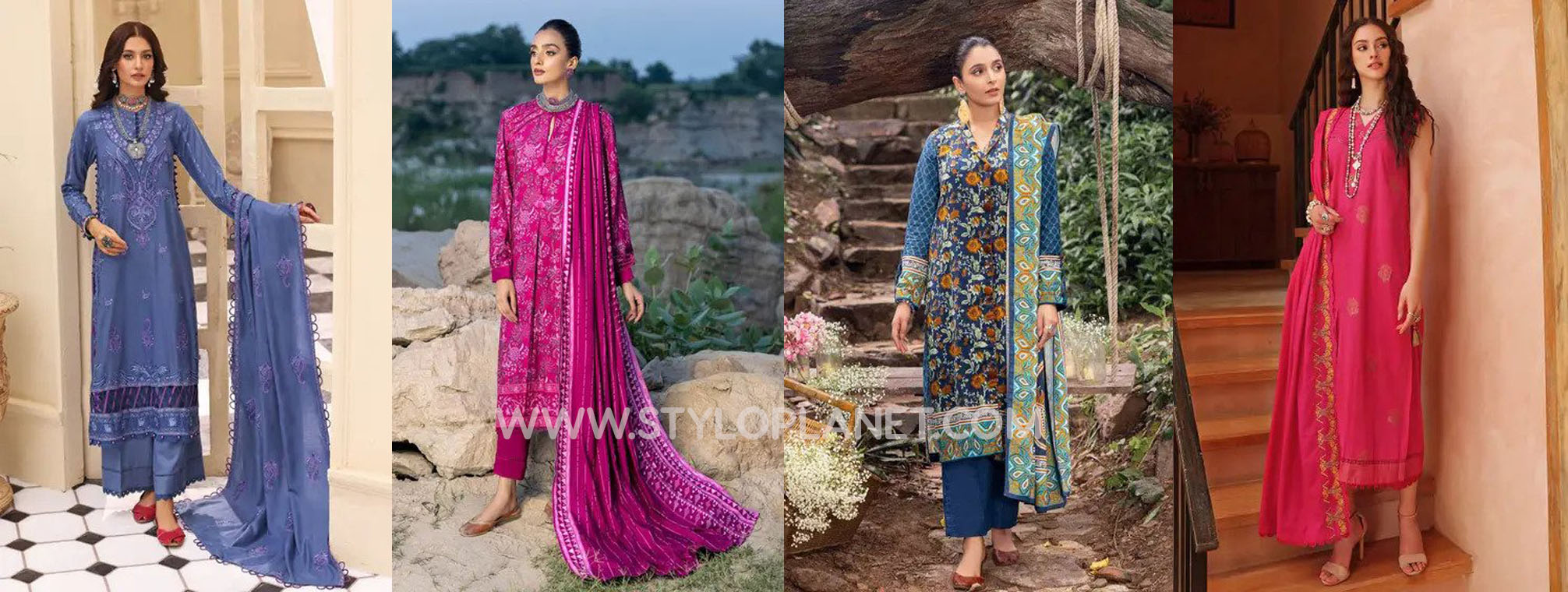 Gul Ahmed Latest Women Winter Dresses Collection 2022