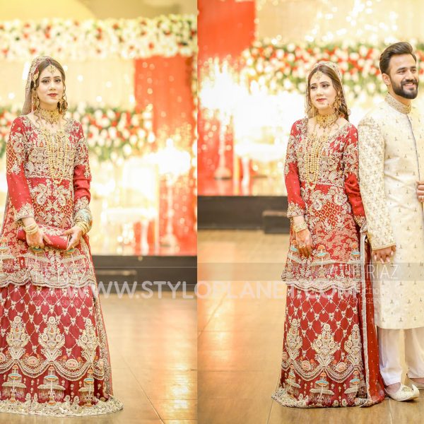 Pakistani Latest Wedding Dresses 2022 (Bride and Groom) (14)