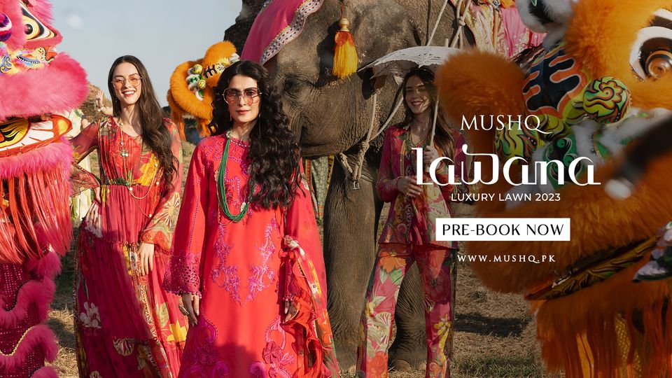 Latest Mushq Luxury Lawn 2023 Collection for Women 