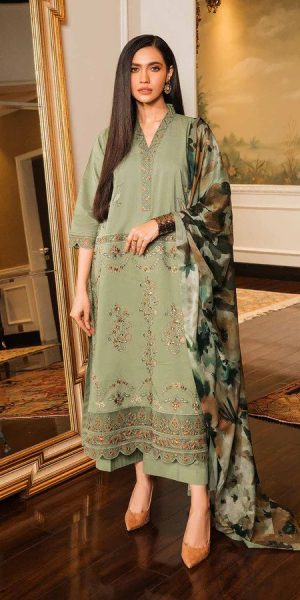 Nishat Linen SpringSummer Women Lawn Printed and Embroidered Suits 2023- New Arrivals (9)